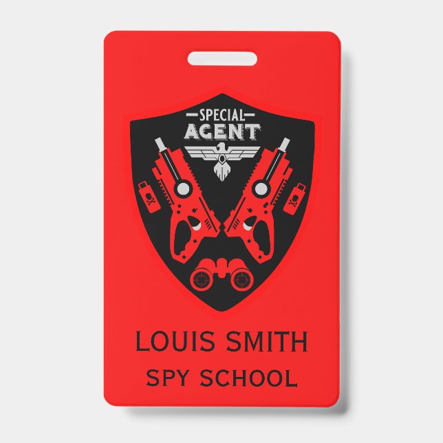 Special Agent Kid Badge (Front)