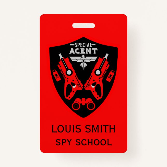 Special Agent Kid Badge (Front)