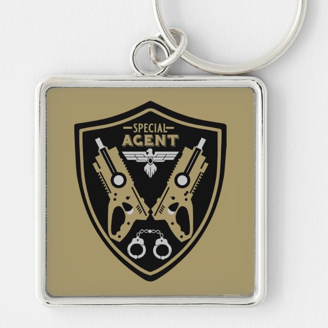 Special Agent Kid Keychain (Front)