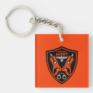 Special Agent Kid Keychain