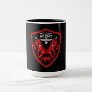 Special Agent Kid Two-Tone Coffee Mug