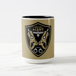 Special Agent Kid Two-Tone Coffee Mug