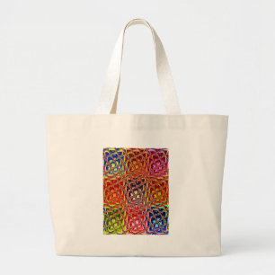 Special Christmas colours Snow Santa HoHoho Pop A Large Tote Bag