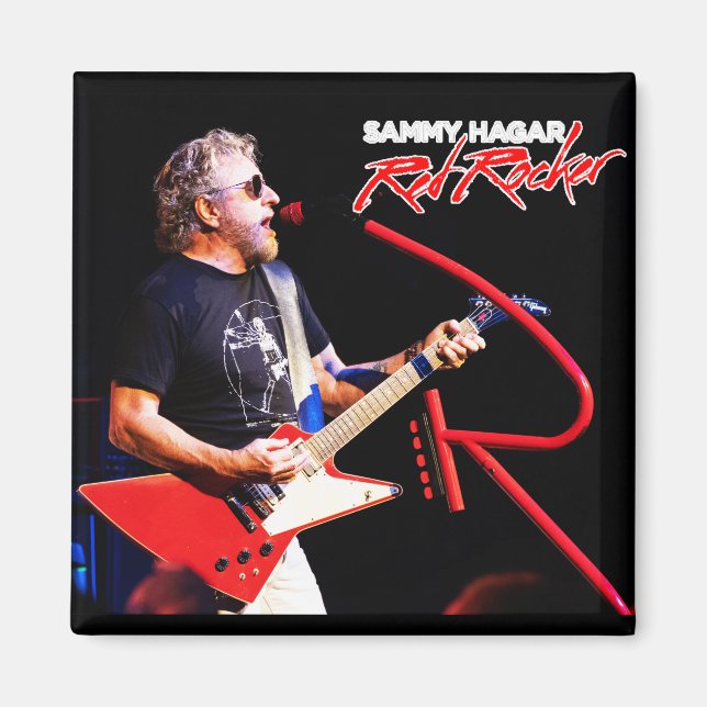 Special collection design sammy hagar band popular magnet (Front)