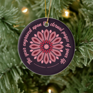 SPECIAL COLORFULL MODERN GIFT DAUGHTER SISTER MOM CERAMIC ORNAMENT