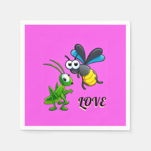 SPECIAL COLOURFULL LOVE GIFT DAUGHTER SON WEDDING  NAPKIN