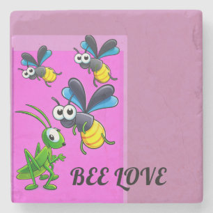 SPECIAL COLOURFULL LOVE GIFT DAUGHTER SON WEDDING STONE COASTER