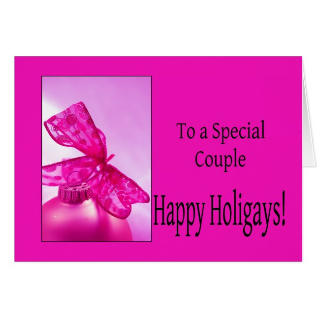 Special Couple - Happy Holigays (Lesbian X-mas) (Front Horizontal)
