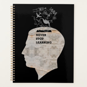 SPECIAL COVER - NEVER STOP LEARNING  PLANNER