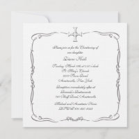 Special Cross Religious Invitation