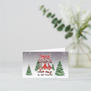 special custom for christmas with dwarfs loyalty card