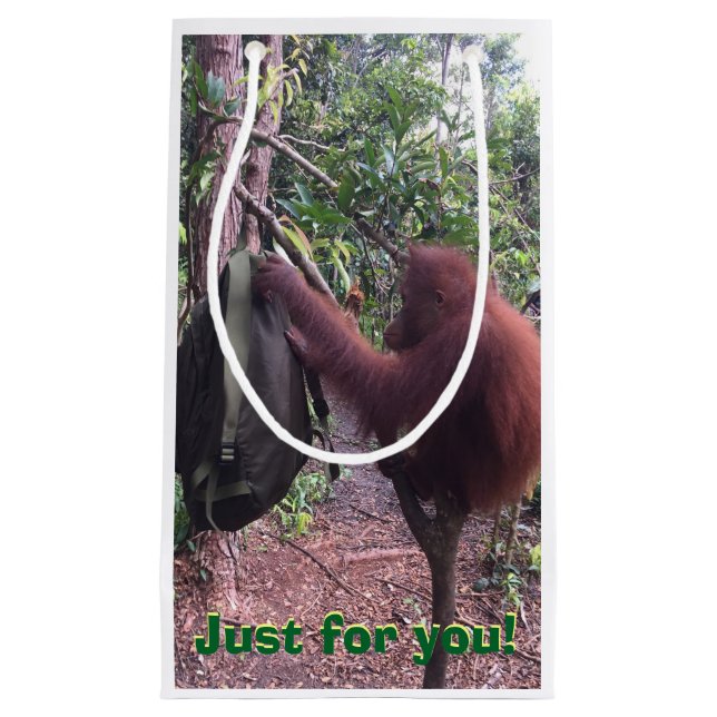 Special Cute Animal Best Gift Ever Small Gift Bag (Front)