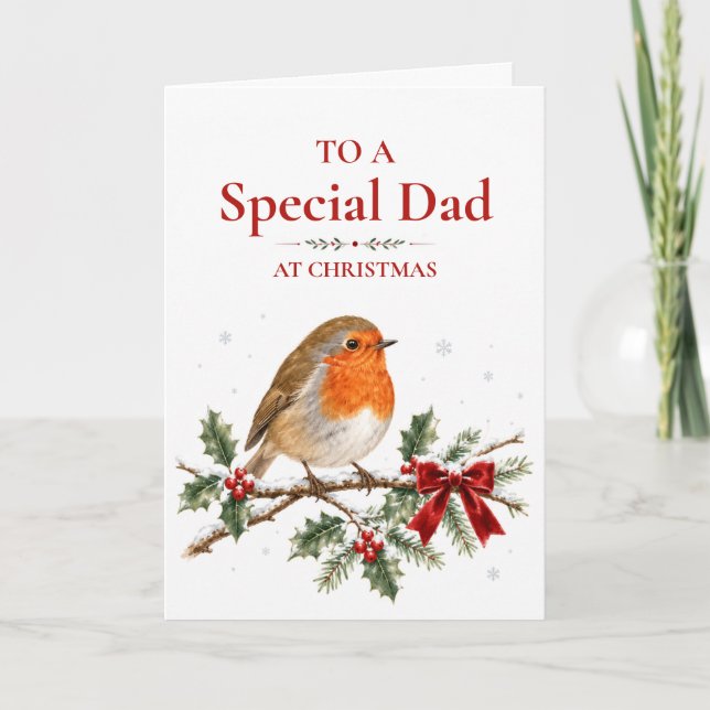 Special Dad Christmas Card (Front)