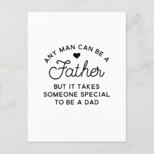 Special Dad Quote Design Postcard