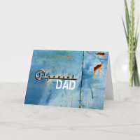"Special" Dad - Rusty American Car - Personalized