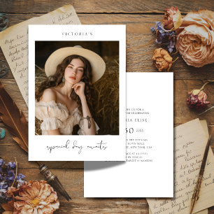 Special Day Awaits Budget Bridal Shower Photo Invitation