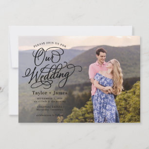 Special Day Elegant Photo Wedding Invitation