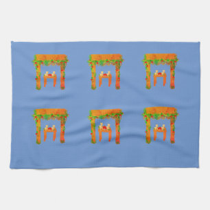 special day Happy Sukkot Kitchen Towel