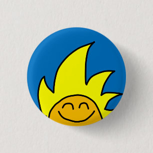Special Days Icon Blue 1 Inch Round Button