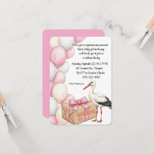 Special Delivery Baby Shower Digital Download  Invitation