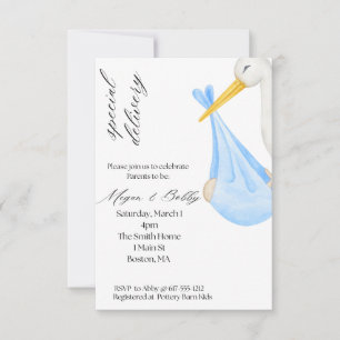 Special Delivery Boy Invitation