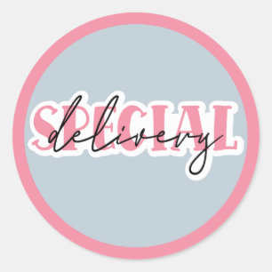Special Delivery Classic Round Sticker