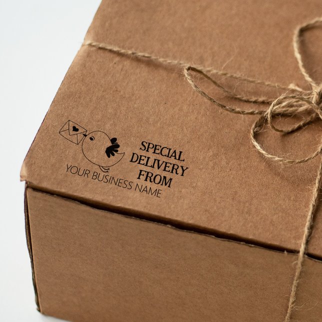 Special Delivery From, Custom Business Packaging Rubber Stamp (Creator Uploaded)