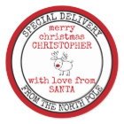 Special Delivery from North Pole Custom Santa