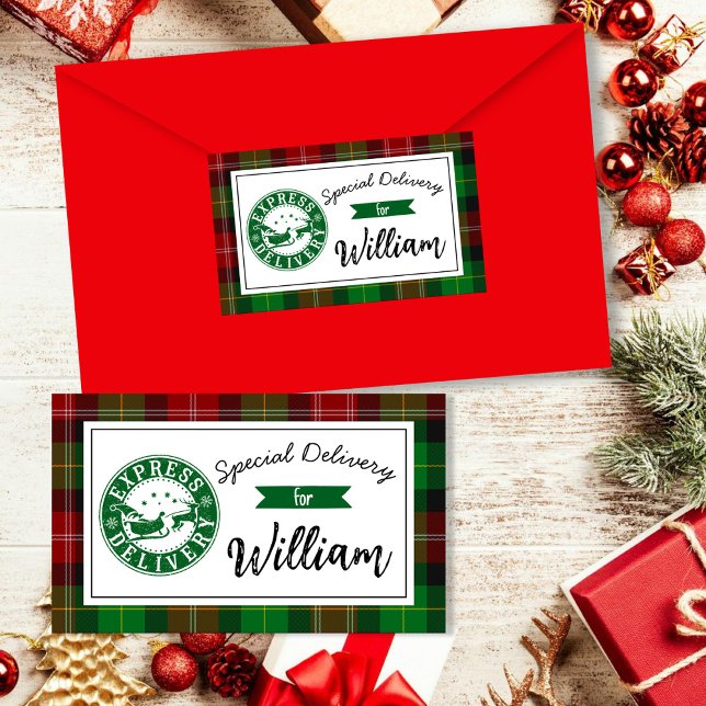 Special delivery from santa Christmas gift  Sticker (Creator Uploaded)
