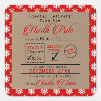 Special Delivery from Santa Christmas Gift Tags