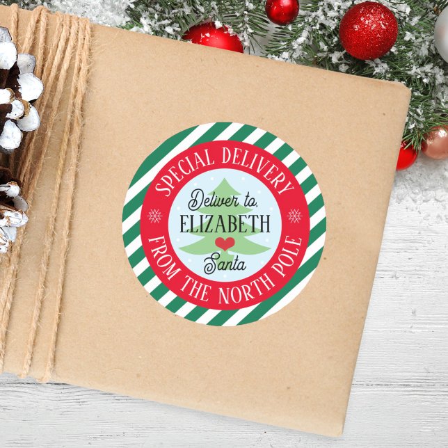 Special Delivery From Santa Kids Christmas sticker (Creator Uploaded)