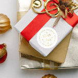 Special Delivery From Santa North Pole Christmas Classic Round Sticker<br><div class="desc">These stickers are perfect for using as labels on Christmas cards & gifts and the festive design can be easily personalized with a recipient name. Please note: these stickers are only for people on Santa's nice list and should not be given to anyone on Santa's naughty list ;-)</div>