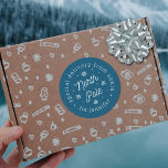 Special Delivery From Santa North Pole Christmas Classic Round Sticker<br><div class="desc">These stickers are perfect for using as labels on Christmas cards & gifts and the festive design can be easily personalized with a recipient name. Please note: these stickers are only for people on Santa's nice list and should not be given to anyone on Santa's naughty list ;-)</div>