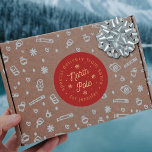 Special Delivery From Santa North Pole Christmas Classic Round Sticker<br><div class="desc">These stickers are perfect for using as labels on Christmas cards & gifts and the festive design can be easily personalized with a recipient name. Please note: these stickers are only for people on Santa's nice list and should not be given to anyone on Santa's naughty list ;-)</div>