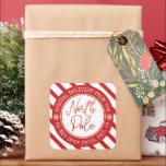 Special Delivery From Santa North Pole Christmas Square Sticker<br><div class="desc">A fun Christmas sticker from the North Pole for packaging your kids Christmas gifts. Designed for you by Blackberry Boulevard.</div>