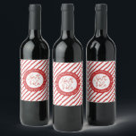 Special Delivery From Santa North Pole Christmas Wine Label<br><div class="desc">A fun Christmas wine label from the North Pole for packaging your Christmas beverage gifts. Designed for you by Blackberry Boulevard.</div>