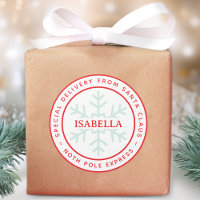 Special Delivery from Santa North Pole Kid Name