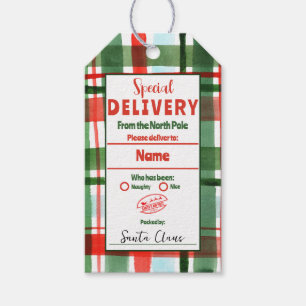 Special Delivery from Santa's Workshop Tag