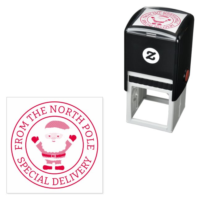 Special Delivery from the North Pole Santa Claus Self-inking Stamp (In Situ)