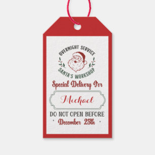 Special Delivery   Gift Tags from Santa North Pole