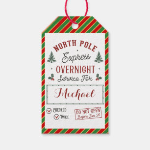 Special Delivery   Gift Tags from Santa North Pole