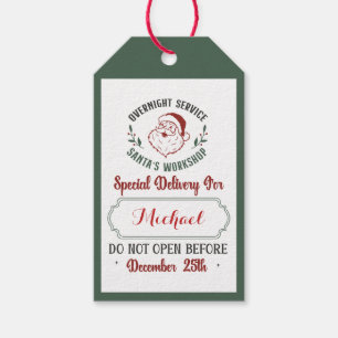 Special Delivery   Gift Tags from Santa North Pole