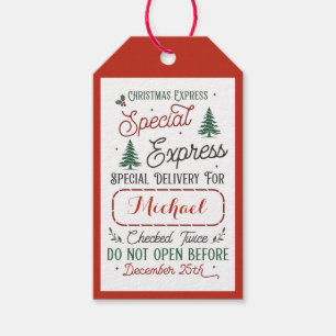 Special Delivery   Gift Tags from Santa North Pole