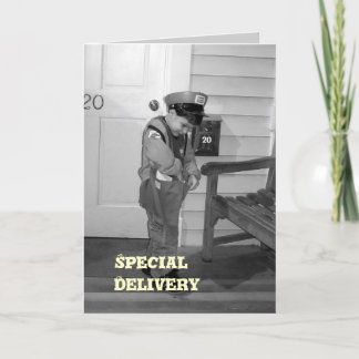 Special Delivery  Greeting Card