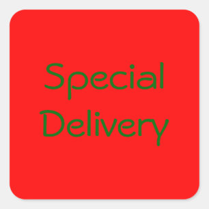 "Special Delivery" Sticker