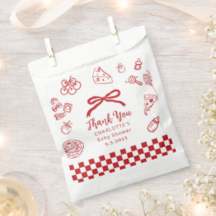Special delivery Whimsical Bow Baby Shower Favour Bag