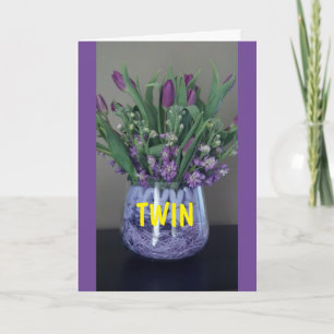 **SPECIAL EASTER WISHES TO MY TWIN*** CARD