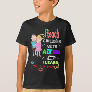 Special Ed Sped Teacher Teach Cool Autism Awarenes T-Shirt
