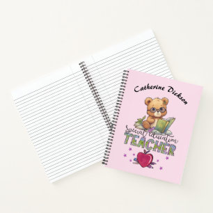 Special ed teacher custom notebook