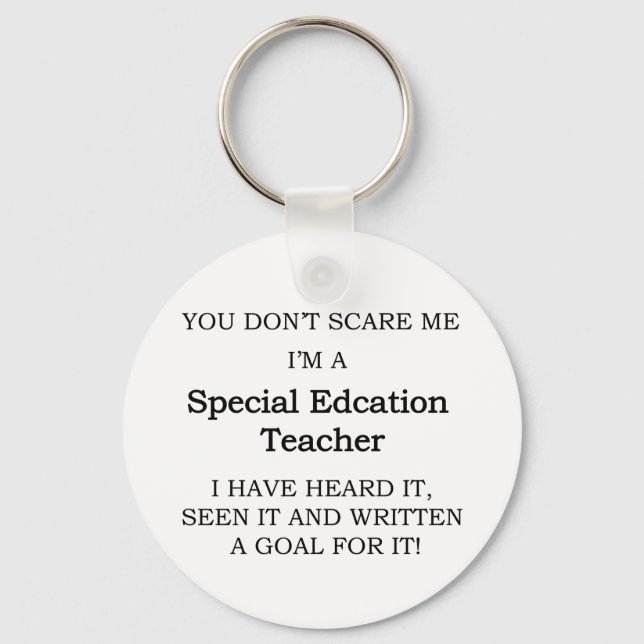 Special Ed. Teacher Keychain (Front)